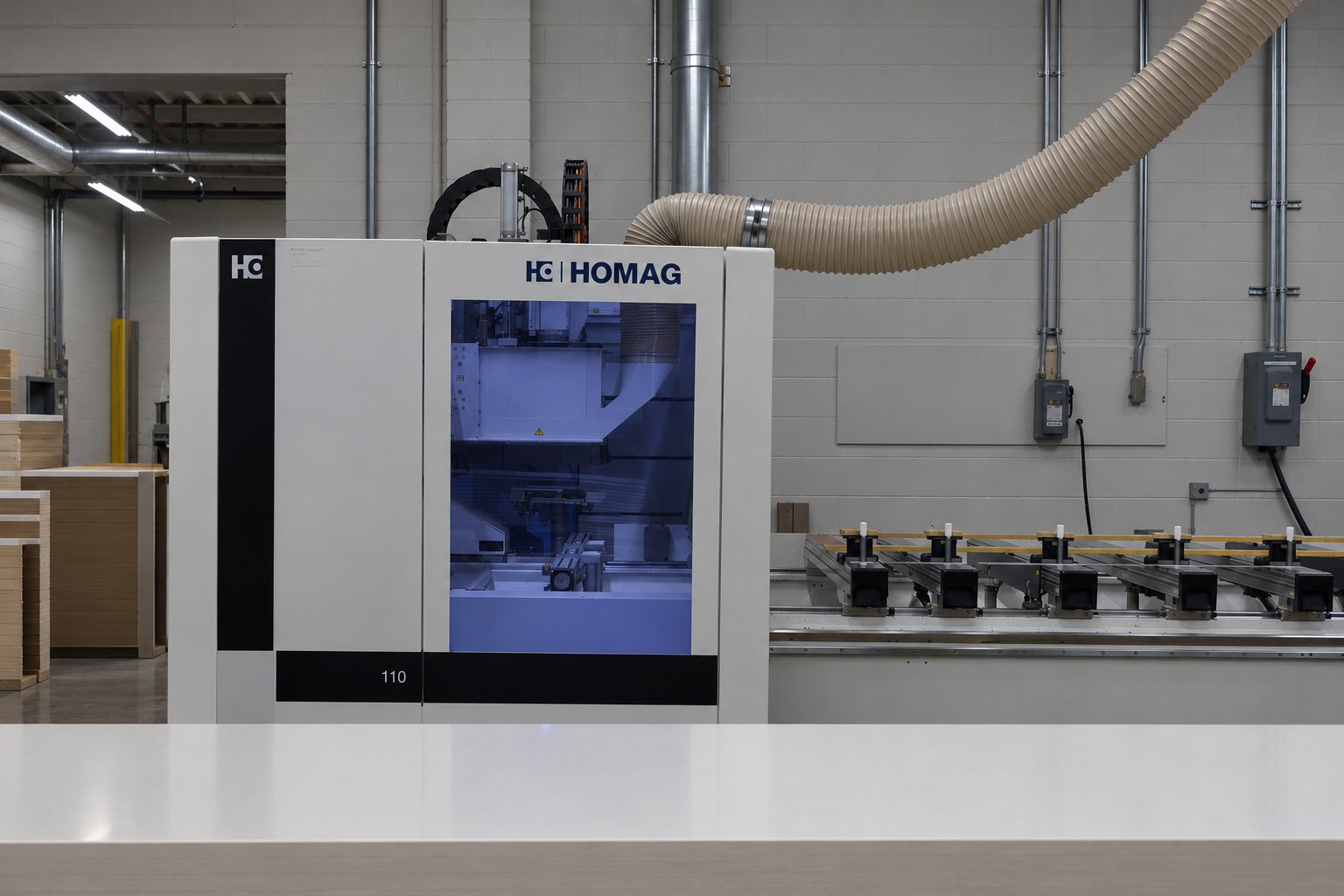 The HOMAG CNC machining center that runs every Choice cut program